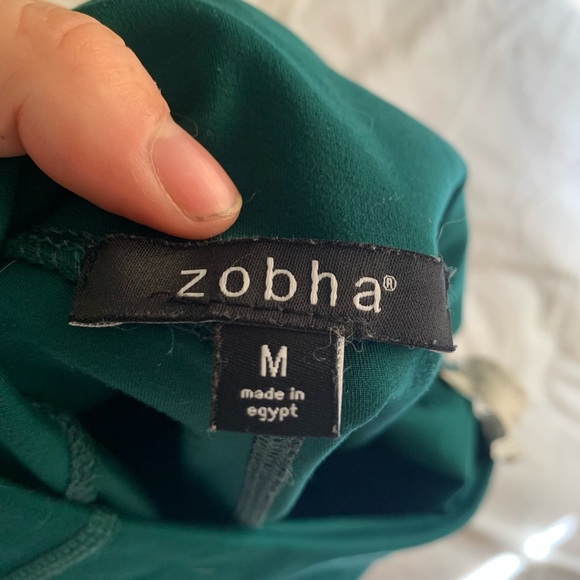 Teal womens leggings size M - Picture 2 of 2